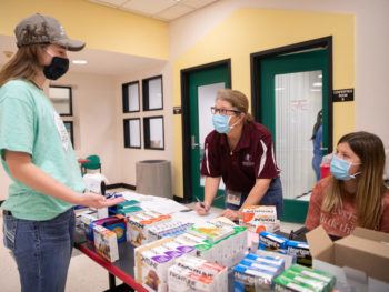 Texas A&M Students Bring Veterinary Medicine To Underserved Members Of Campus Community