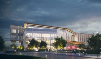 Rendering of the business education complex