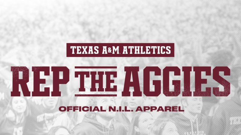 Texas A&M Athletics Rep The Aggies Official N.I.L. Apparel