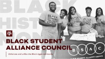 Black Student Alliance Council, enhances and unified the Black Aggie community
