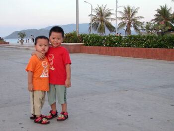 Nguyen brothers as children