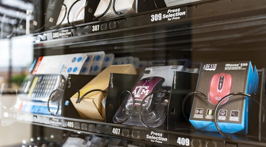 First Technology Vending Machine On Campus Brings New Level Of Convenience  To Students - Texas A&M Today