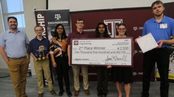 Team Paladin won second place for their robust robotic system with a uniquely designed shield to eliminate and neutralize unexploded ordnances.