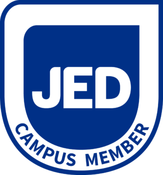 Seal that reads "JED Campus Member"