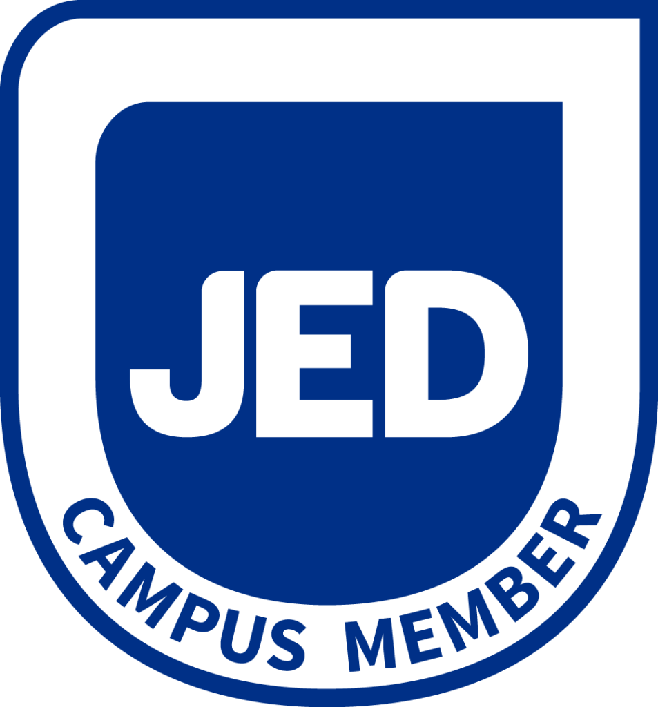 Seal that reads "JED Campus Member"