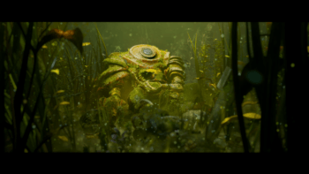 A still image from an animated short created by Visualization students.