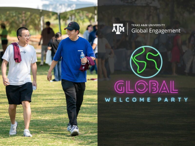 Texas A&M University Global Welcome party