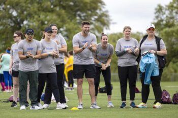 Aggie staff at a recent Living Well event.