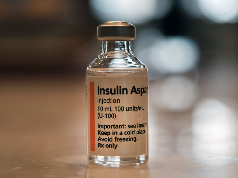 a bottle of insulin