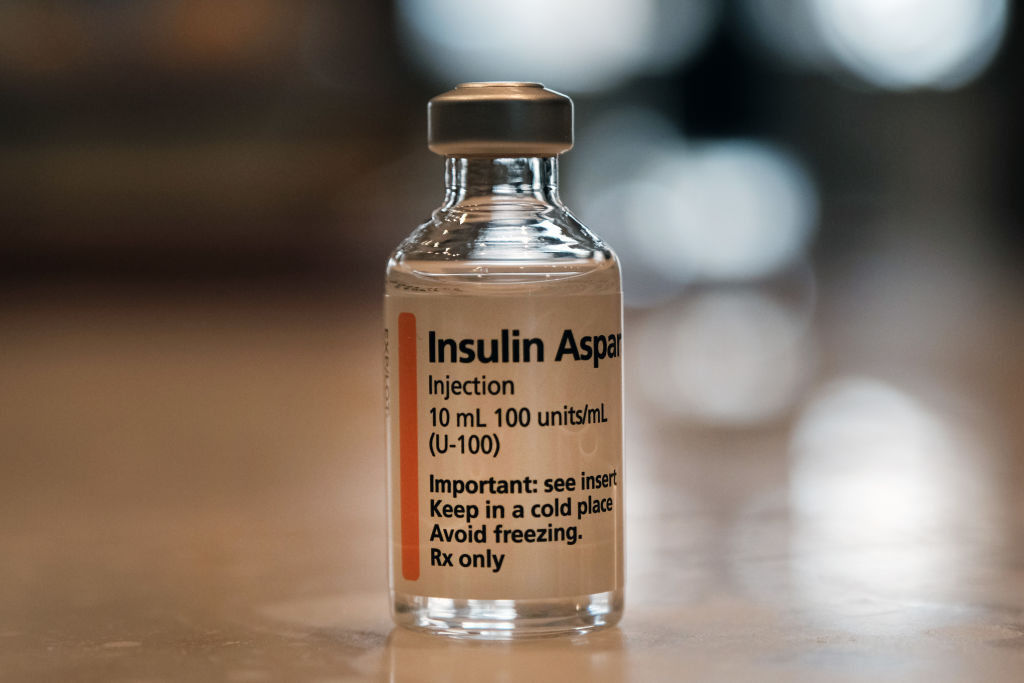 a bottle of insulin