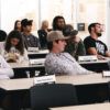 A photo of students in a classroom.