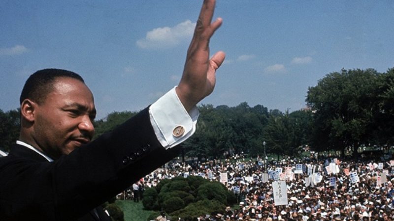 Martin Luther King giving speech