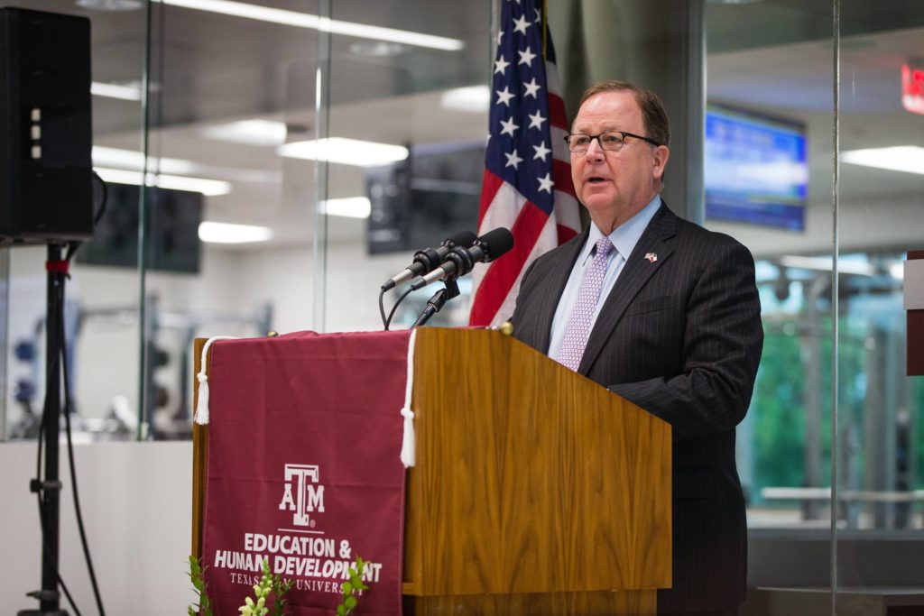 U.S. Rep Bill Flores was on hand for the opening and noted in his remarks that