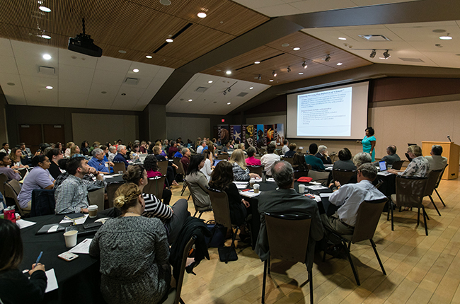 Approximately 180 students, faculty, students and staff attended this year's workshop.