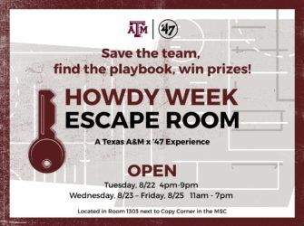 howdy week escape room