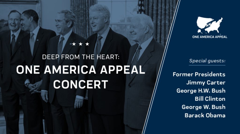 ONE AMERICA APPEAL CONCERT