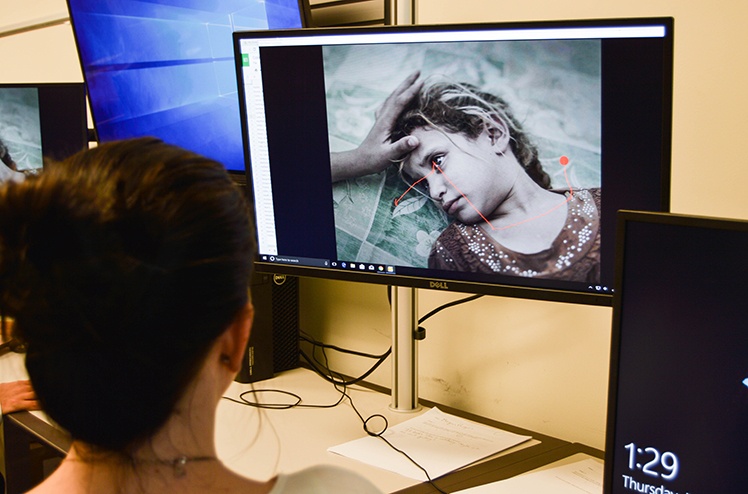 New technology can track eye movements on a webpage.