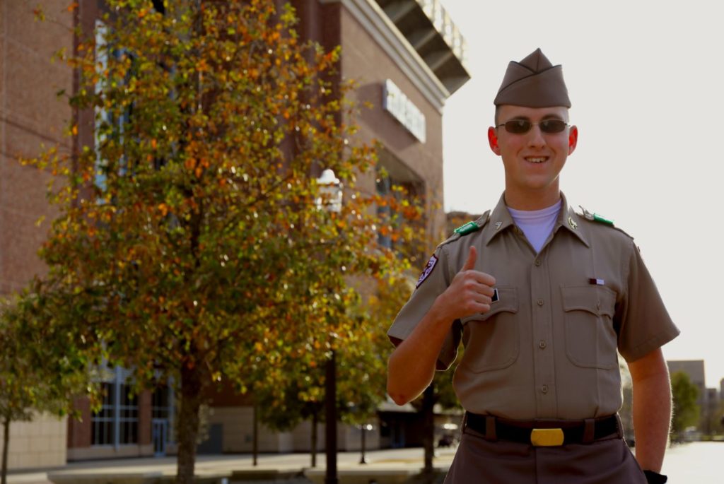 Aaron Zajac ’20 is a history major, a member of the Corps of Cadets, and a member of Aggies on the Spectrum.