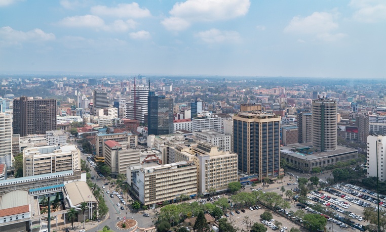 Downtown Nairobi, Nairobi Area, Kenya, Africa. (Getty Images)