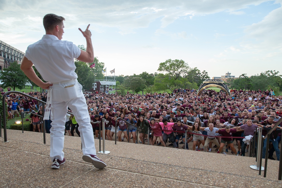 Thousands of new and returning Aggies took part in Howdy Week activities across campus last week ahead of the start to the fall semester. (Mark Guerrero/Texas A&M University Marketing & Communications)