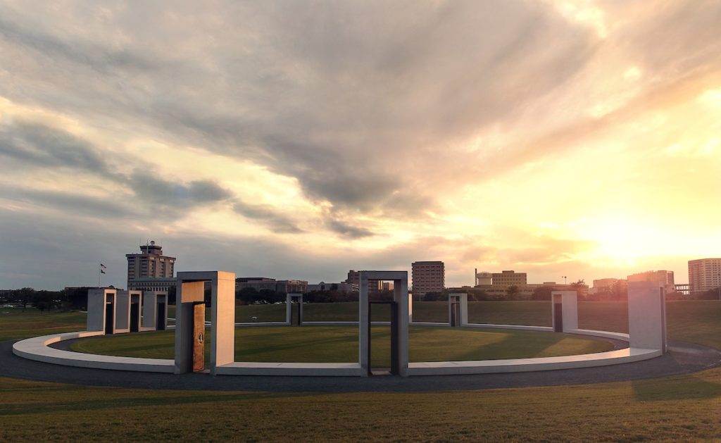 The Bonfire Memorial on the campus of Texas A&M University.
